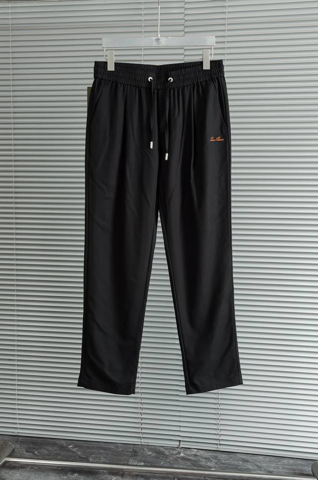 New# Loro Piana 2025 New Tencel Lounge Pants Sizes: M-Xxxl The trousers are a fu