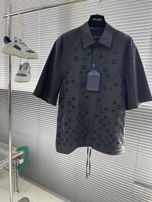 Hollow version - Donkey Brand 25Ss new short-sleeved shirt is made of smooth cot