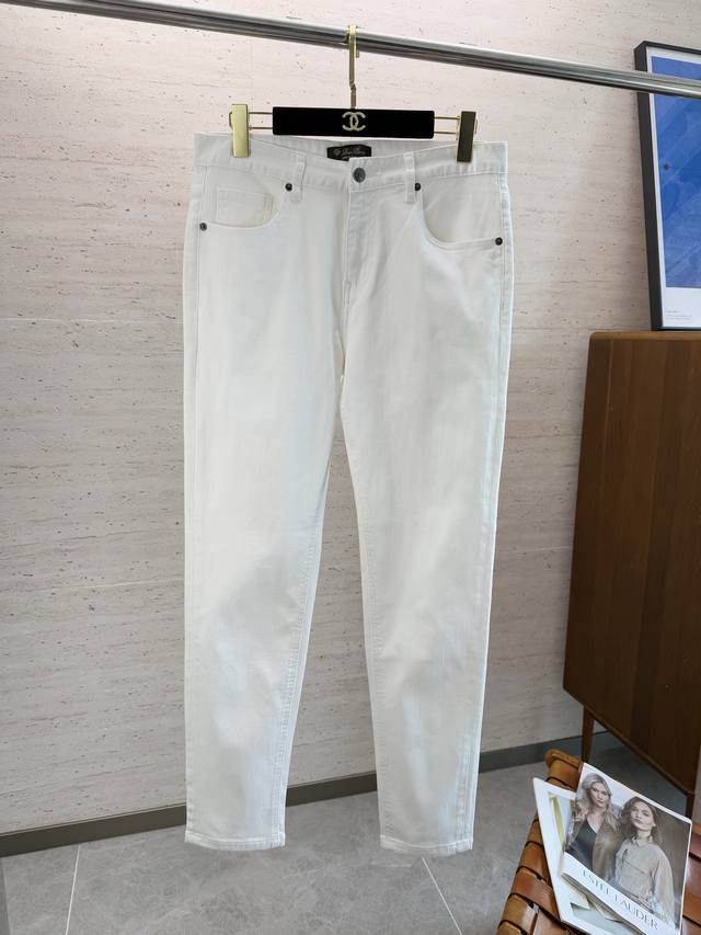 Lp.25S Spring and Summer Men's Straight Jeans Made of cotton denim fabric, soft
