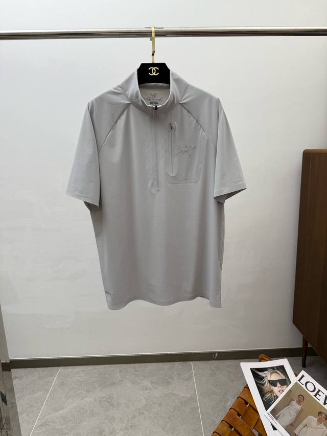 Arc2025 Spring and Summer new half-zip short-sleeves are brighter and brighter i