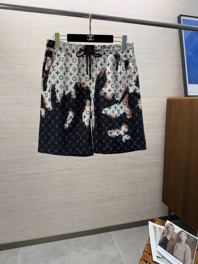 Lv2025 Drawstring versatile men's casual shorts shorts #Choose meticulous workma