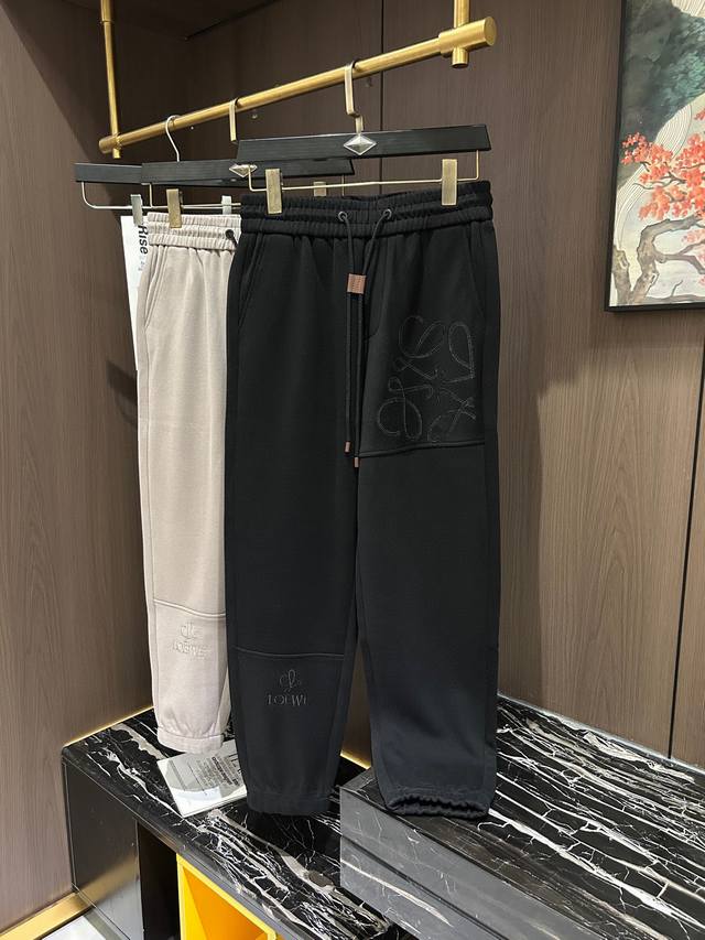 Loe 2025 new men's casual versatile sweatpants with cuffs. Casual pants. Terry c