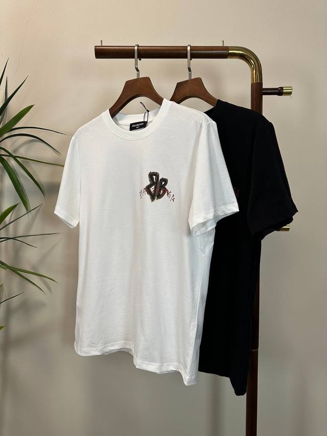 Blcg Paris 2025 new round neck short sleeve T-shirt high-end version! Customized