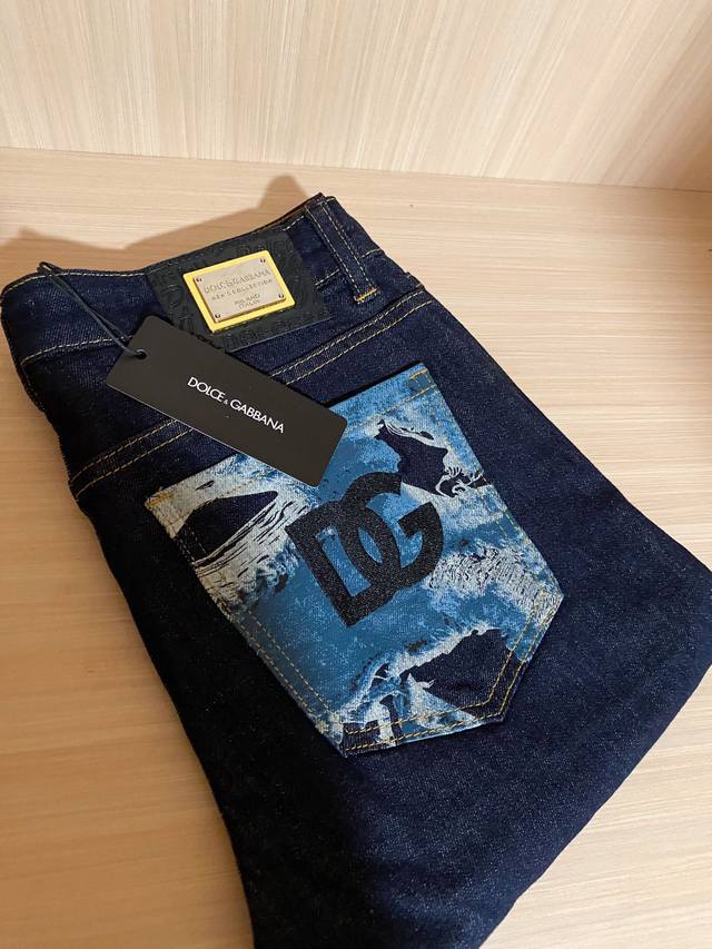 Dg 25Ss spring and summer men's jeans original factory original cloth original w