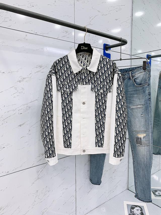 Dior 2025 Spring New Men's Jacket, Original Three Labels Complete High-end Versi