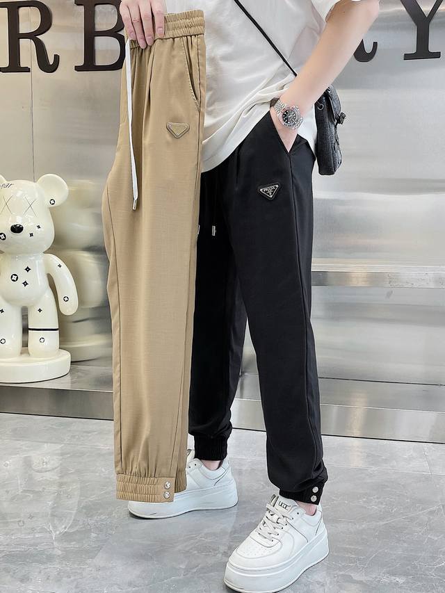 Prada new cotton and linen pants Size: M-4Xl