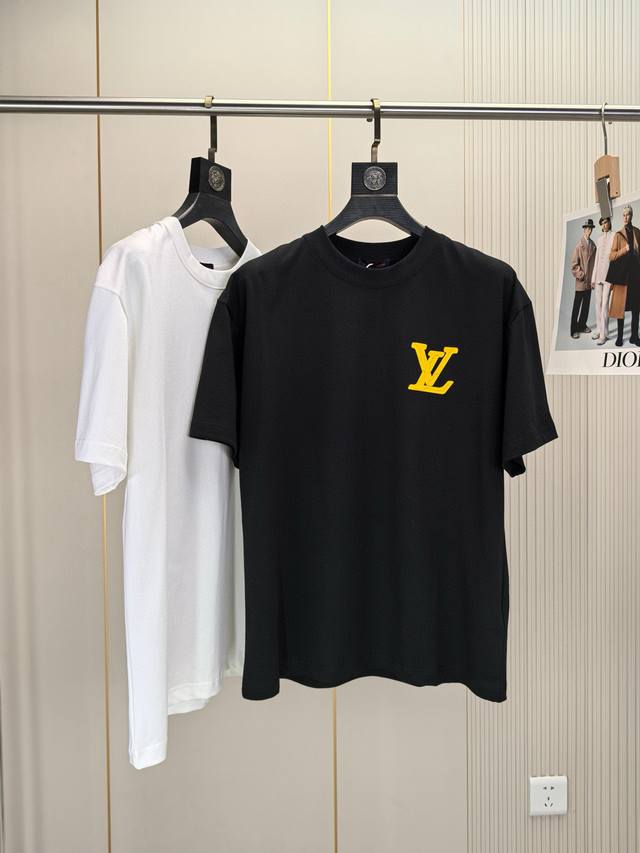 Lv Donkey 2530 Spring and Summer New Fashion Round Neck Short Sleeve Advanced Cu