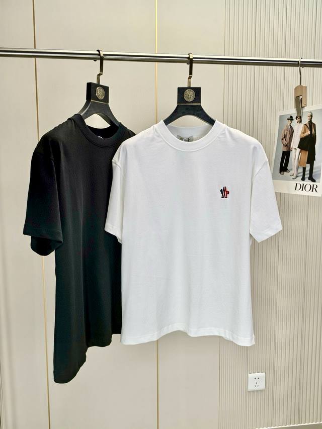 Moncler 2530 Spring and Summer New Fashion Round Neck Short Sleeve High-end Cust