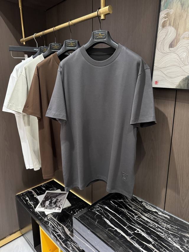 Fd25S Summer new casual round neck short sleeves, size M-5Xl