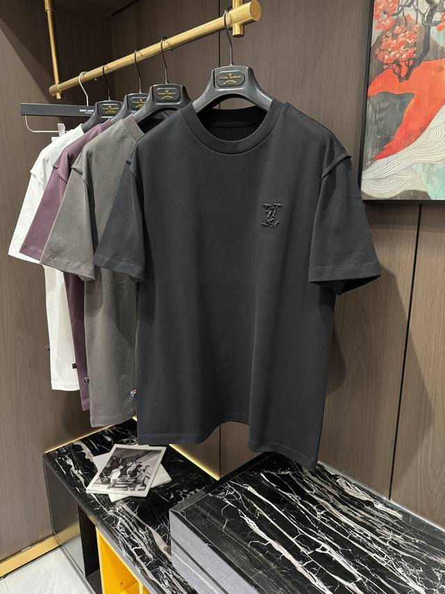 Lv25S Summer new casual round neck short sleeves, size M-5Xl