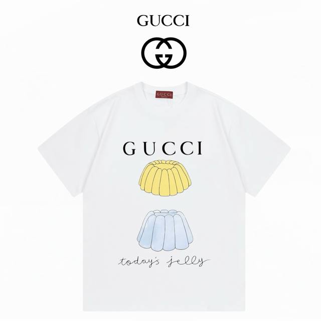 Gucci Illustration Series Digital Direct Inkjet Technology 280g Double Yarn Shor