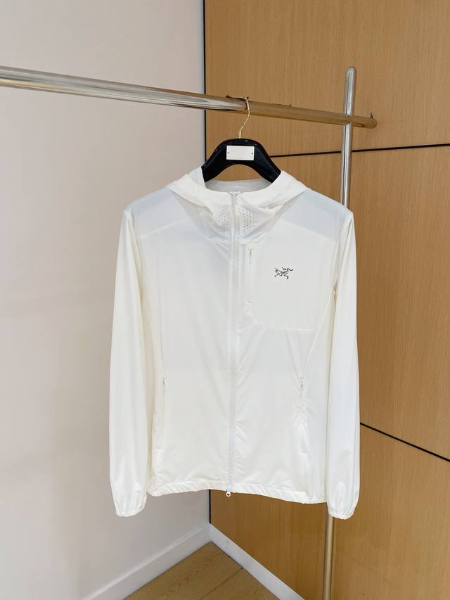 Arc'teryx, 2025 new sun protection jacket, top printed pattern letter logo, simp