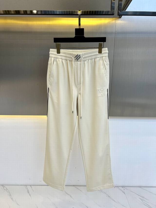 Lv, 25S new men's drawstring casual sports sweatpants for spring and summer, new