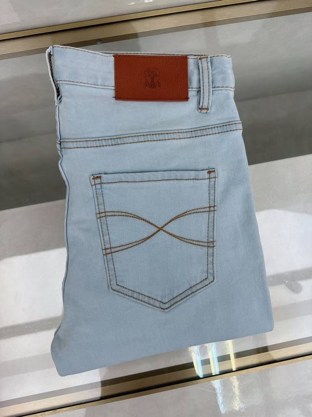 Bc 25S new men's fashion casual denim shorts, high-end European original, trendy