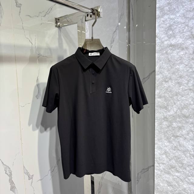 Kaishi Custom Quick Dry Soft Fabric Thin Polo Color: Black, Gray, Khaki Size: L-