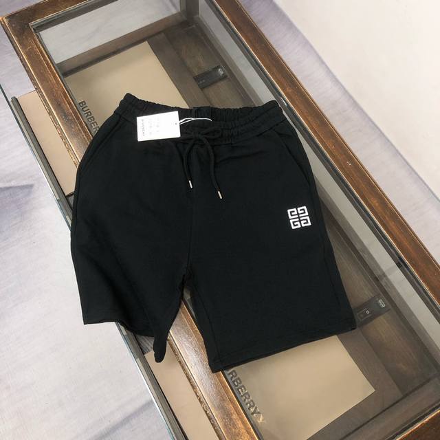 Cgiv*Enchy Givenchy 2025 latest casual shorts, custom fabrics ~ brand logo embro