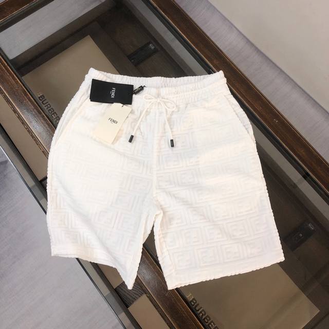 Cfendi Fendi 25Ss counter same style terry shorts ~ couple style ~ carefully mad