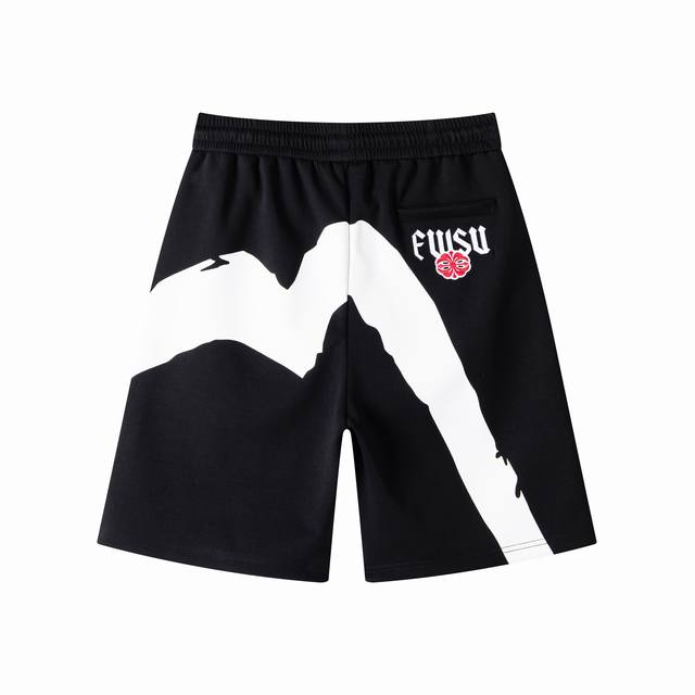 Evisu Fukushin brush-style large M shorts and sweatpants are the same for both m