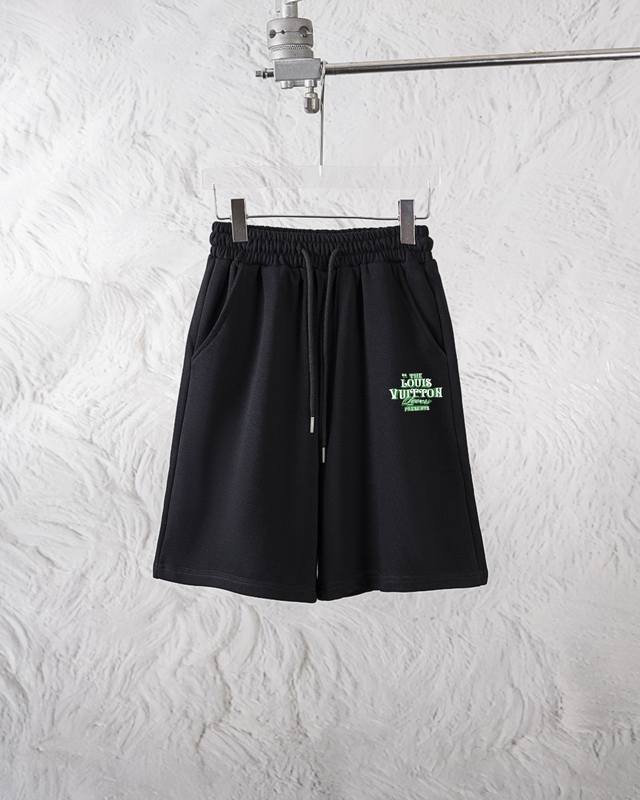 Louis Vuitton new shorts classic print shorts Light luxury men and women's daily