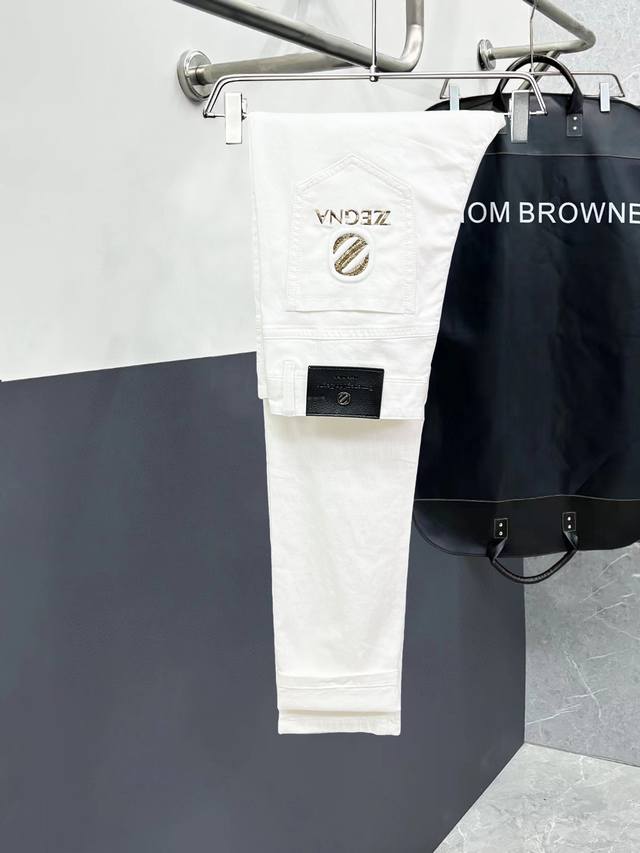 Ermenegildo Zegna official website high-end new original few handsome jeans, 100