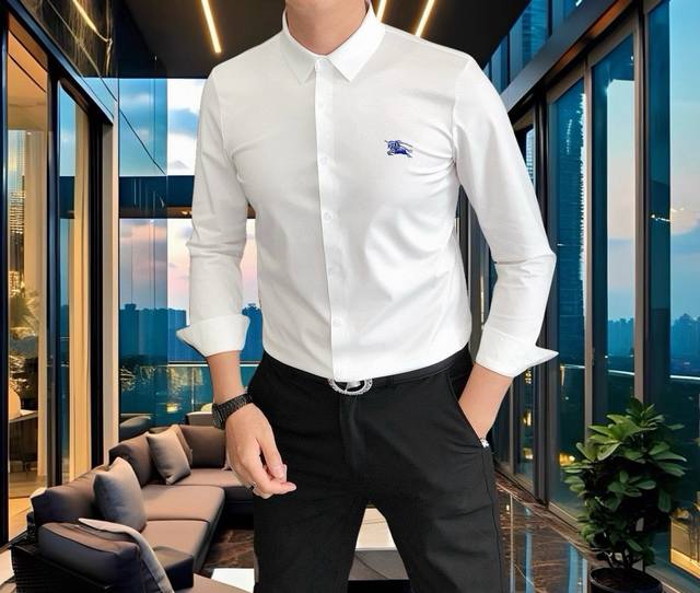Burbe** Burberry 2025 Spring and Summer new men's original casual long-sleeved s