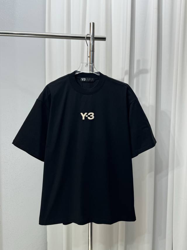 Classic Y-3 Logo Simple Unisex Short Sleeve T-shirt Made of imported cotton, the