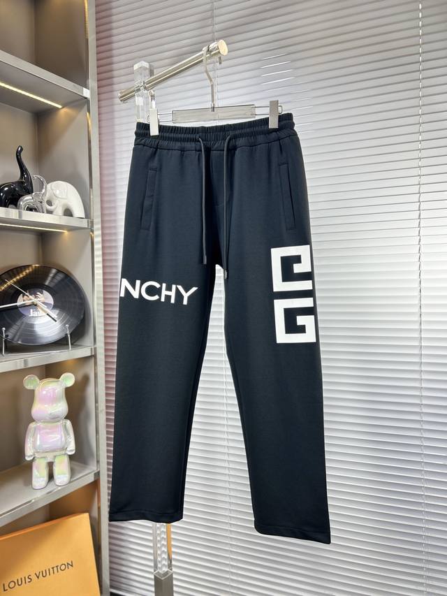 Giv* Givenchy Ss25 early spring new straight casual pants, sweatpants are sold o