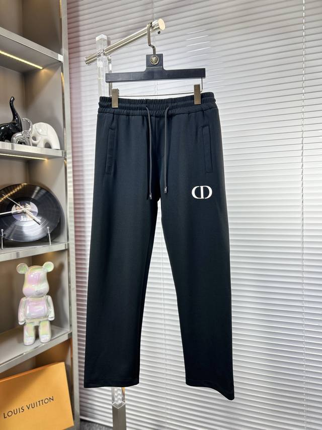Dio* Dior Ss25 early spring new straight casual pants, sweatpants are sold on th