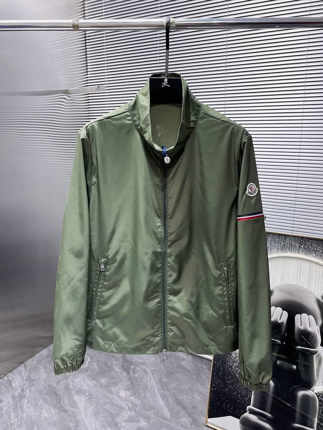 Moncler 2025Ss new stand-up collar jacket, high-end version! Custom-made fabrics