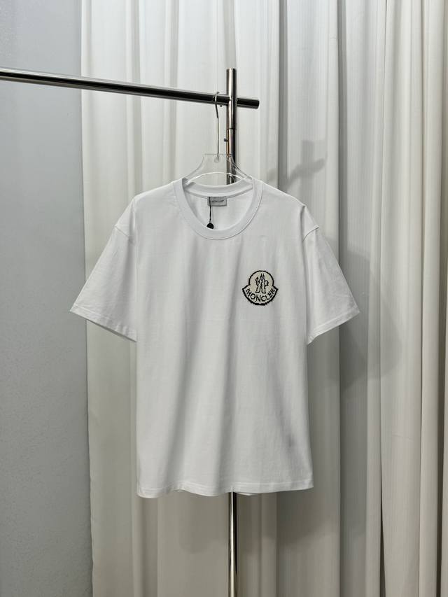 Moner printed letter logo short-sleeved round neck T-shirt for men and women Hig