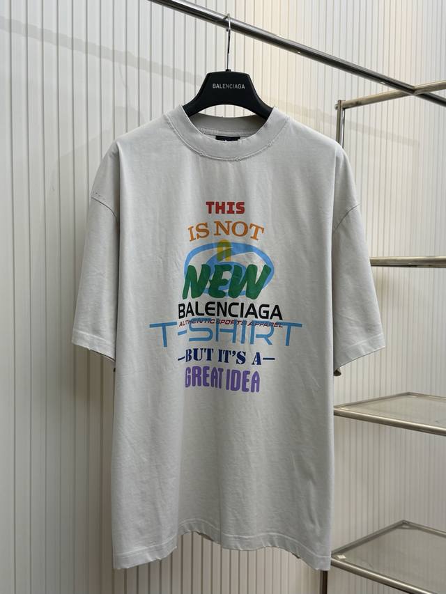 Bal Paris 25Ss New Idea Printed Short Sleeve T-shirt Size: Xs SML