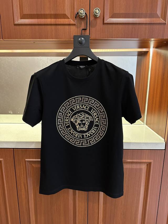 Fanjia 2025 Spring and Summer new style round neck short-sleeved T-shirt. Made o