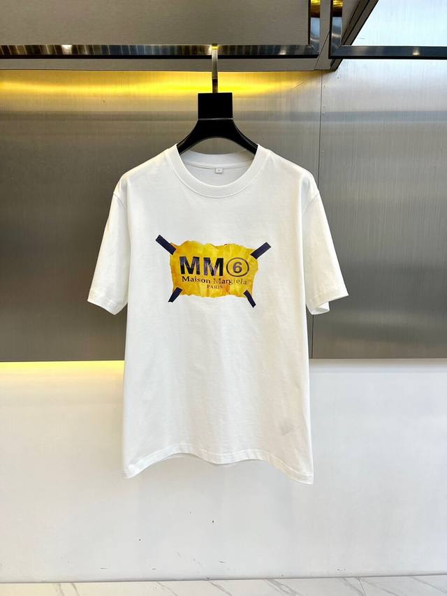 24S Spring and Summer new men's round neck short-sleeved T-shirt, created with d
