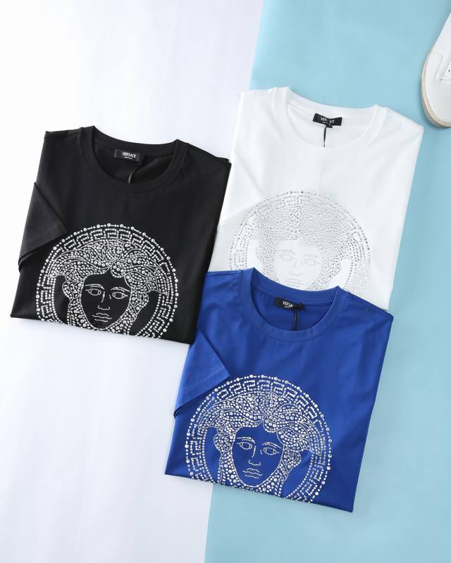 Ver*Thinker 25Ss new spring and summer 80 count double mercerized cotton short-s