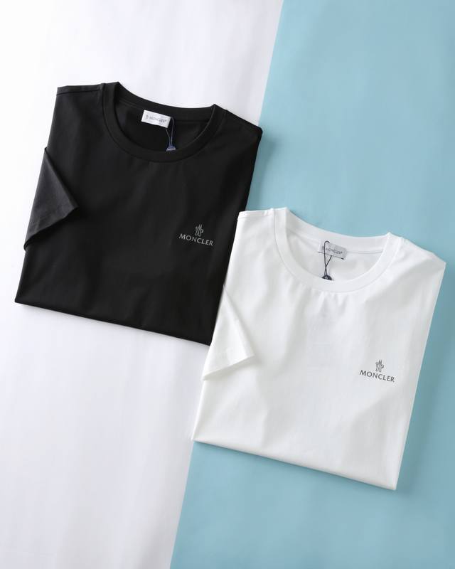 Mon*button 25Ss Spring and Summer new high-count double mercerized cotton basic