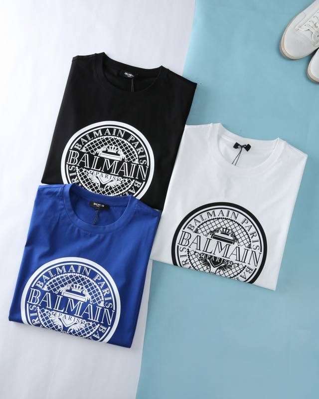 Bm *Man 25Ss new spring and summer high-count double mercerized cotton short-sle