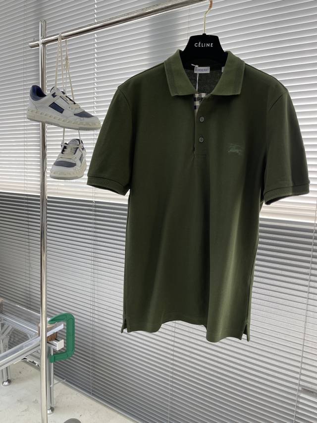 Bbr 25Ss New 7-color Polo shirt, this Polo is made of cotton pique mesh fabric a