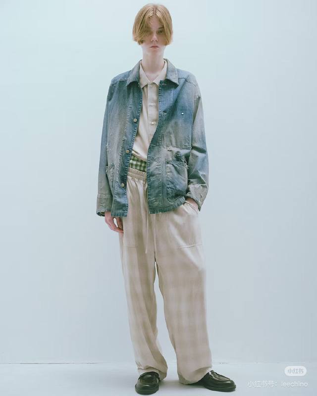 5003# Ancell25Ss new Ac thin denim jacket. Japanese brand Okayama founded the An