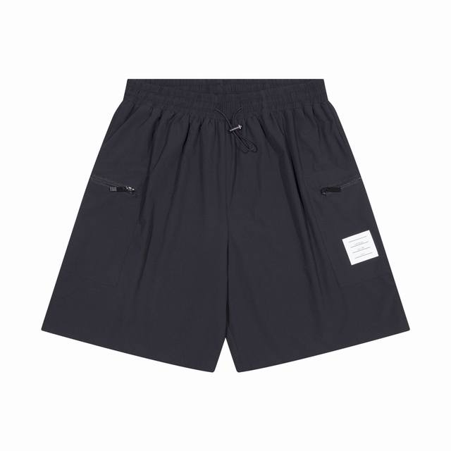 Tb shorts | Dark checkered pocket beach shorts Double side large pocket shorts,