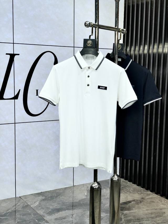 Dior. The new men's logo short-sleeved Polo shirt for spring and summer 2025 con