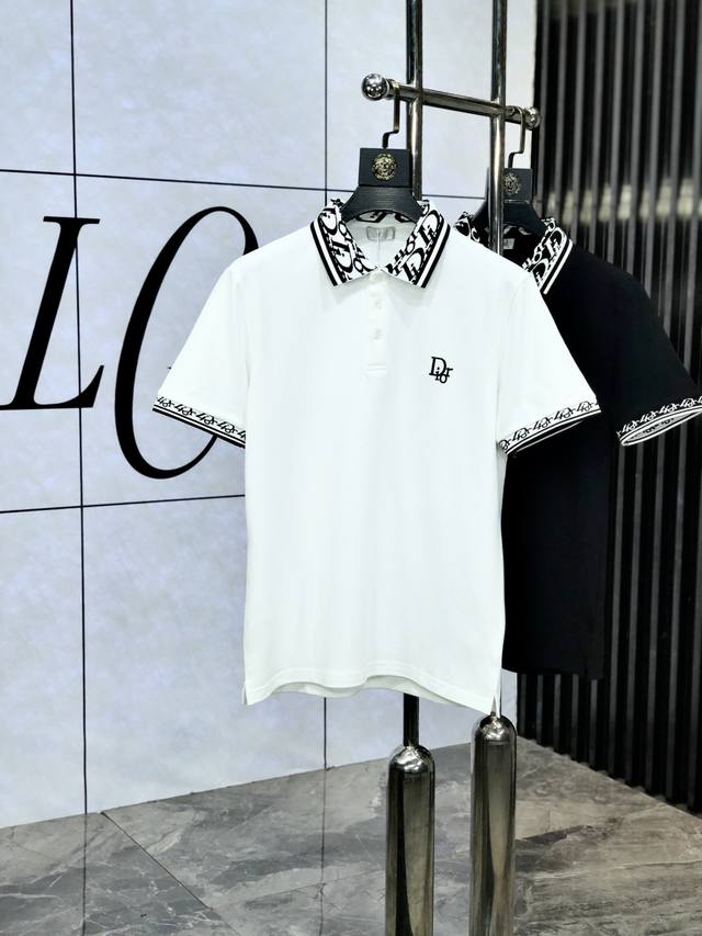 Dior. The new men's logo short-sleeved Polo shirt for spring and summer 2025 con