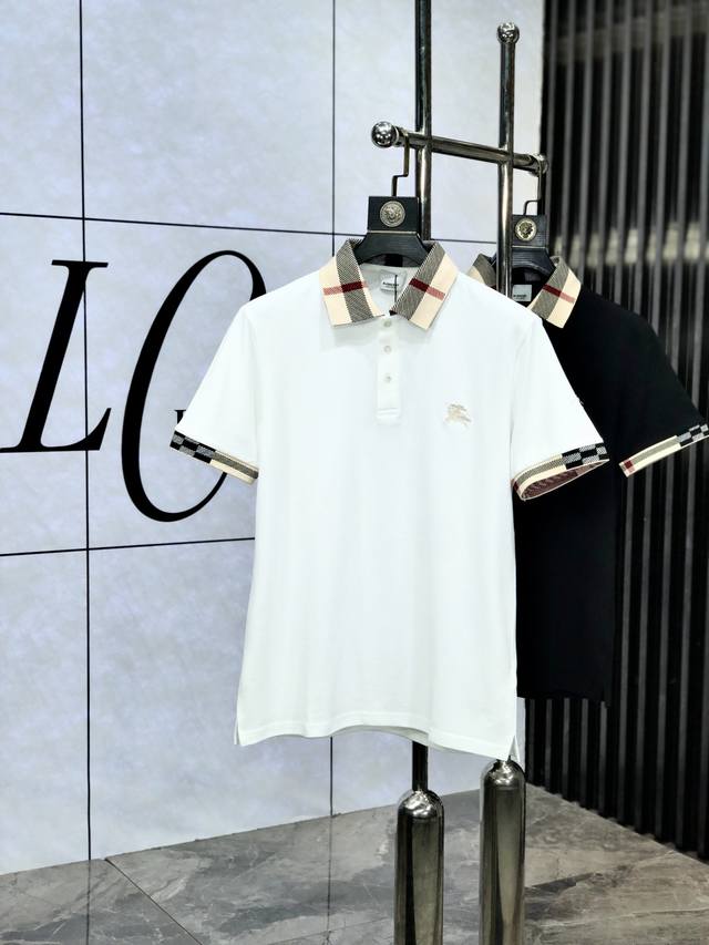 Burberry. The new men's logo short-sleeved Polo shirt for spring and summer 2025