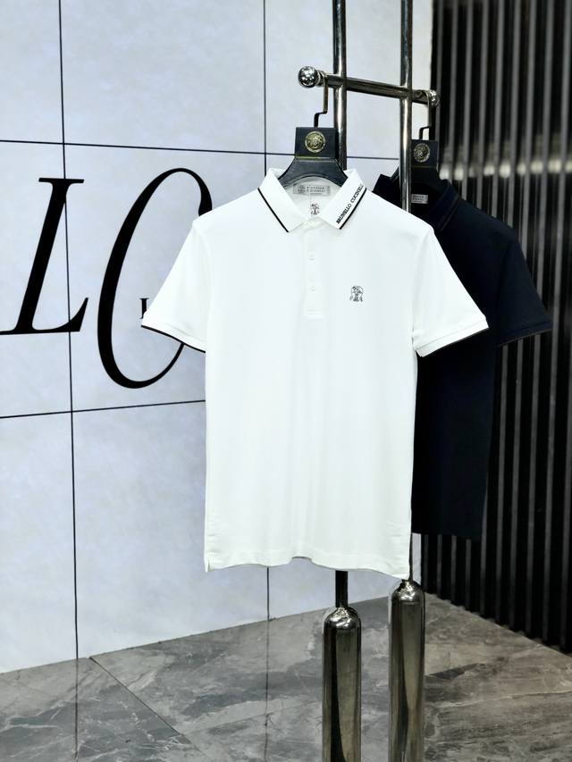 Bc. The new men's logo short-sleeved Polo shirt for spring and summer 2025 conti