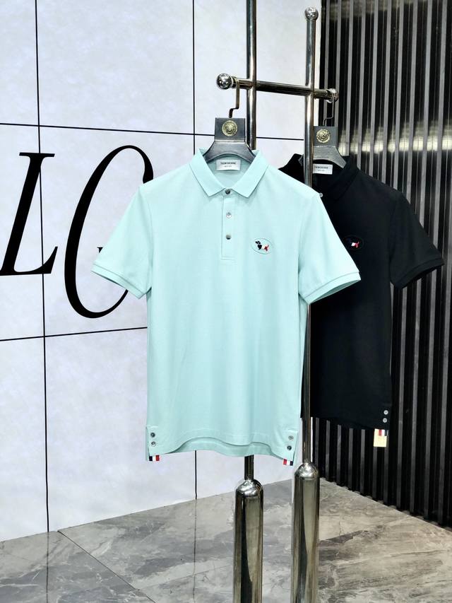 Tb. The new men's logo short-sleeved Polo shirt for spring and summer 2025 conti