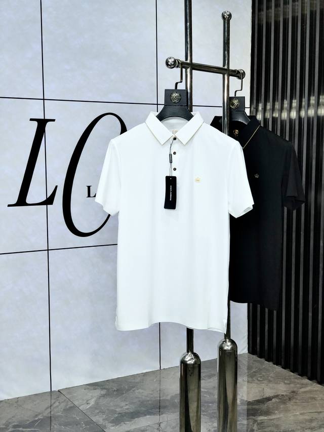 D&G. The new men's logo short-sleeved Polo shirt for spring and summer 2025 cont