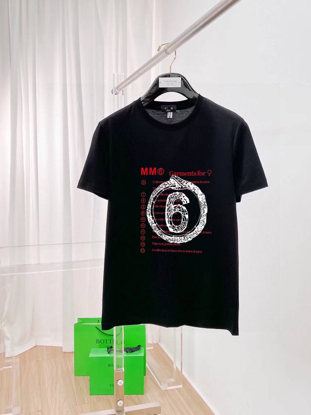 Straight brand Mm6 Fat Man Gospel Original Men's Casual Short Sleeve T-shirt, 20