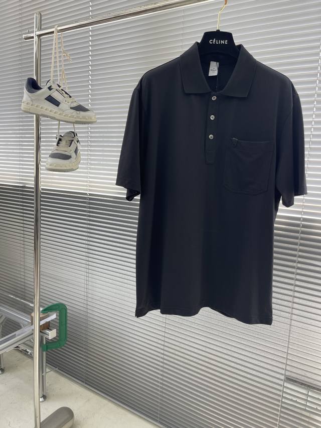 Berlut 25Ss new lapel short sleeves Fabric composition: 42% long-staple cotton 5