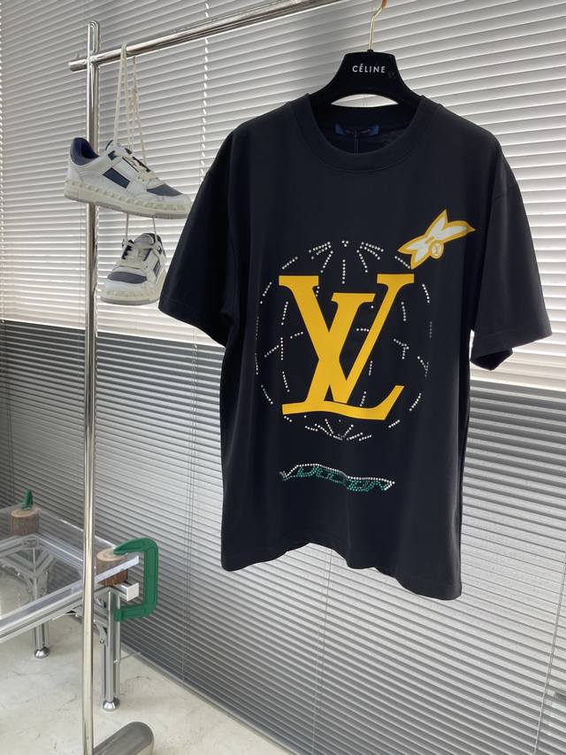 Donkey Ss Logo Printed Cotton Wide Round Neck Men's Short Sleeve T-shirt. The ne