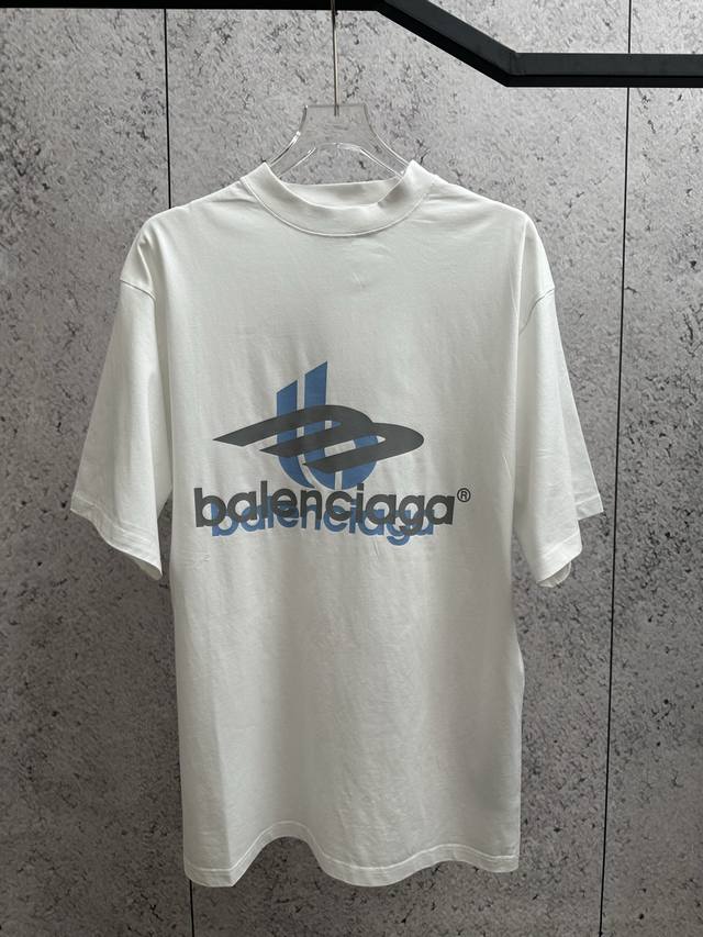 Blcg 25Ss 3B Double Shadow Overlap Short Sleeve T-shirt Beige Color Unisex Size