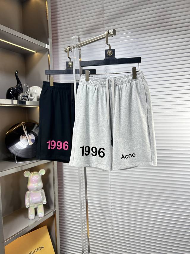 Acne* Ss25 summer men's casual shorts are a versatile item with elastic waist dr